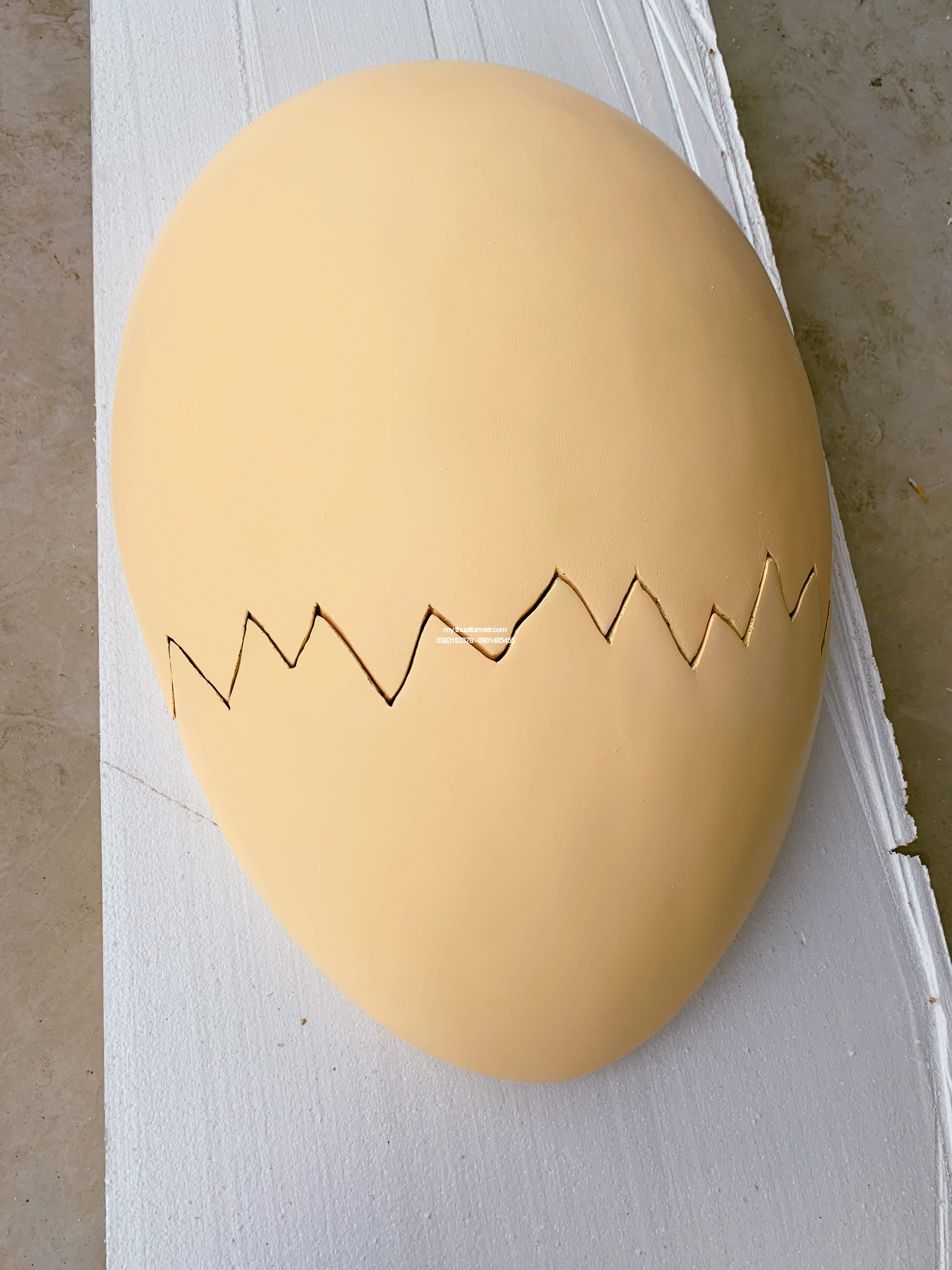 mô hình mút xốp quả trứng